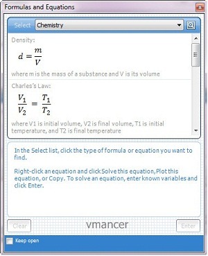 Microsoft Mathematics - formulas and equation - chemistry Microsoft Mathematics - formulas and equation - chemistry