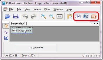 pc hand screen capture - image editor