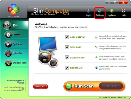 slimware utilities - slim computer - main slimware utilities - slim computer - main