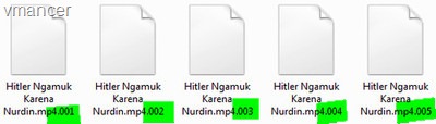 split recombine file with 7zip - each file parts split recombine file with 7zip - each file parts