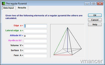 MatheAss - regular pyramid MatheAss - regular pyramid