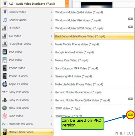 Sothink Video Converter - mobile phone video format supported Sothink Video Converter - mobile phone video format supported