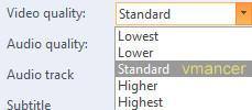 Sothink DVD Ripper - audio video quality option