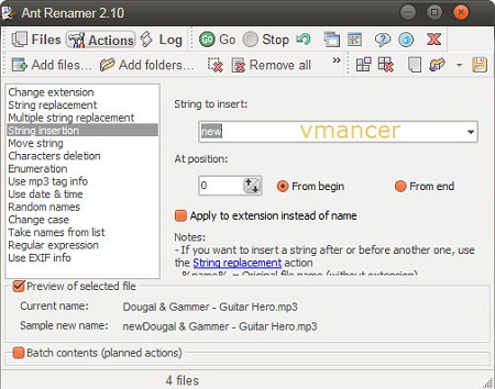ant renamer - rename option parameter ant renamer - rename option parameter