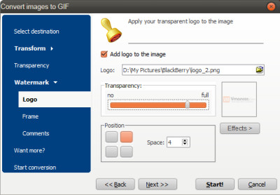 total image converter - logo watermark