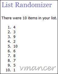 randomize numbers with RANDOM.ORG - List Randomizer