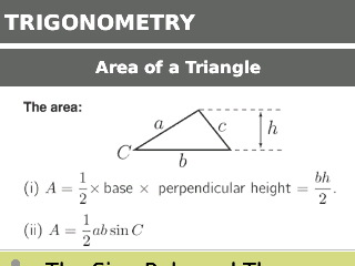 mathscard a-level - blackberry apps - trigonometry