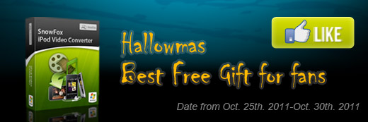 Halloween Giveaway - SnowFox iPod Video Converter - Facebook